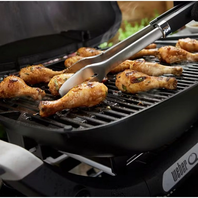 Vendita online Barbecue a gas Weber Q 1200N con ripiani laterali e supporto compatto